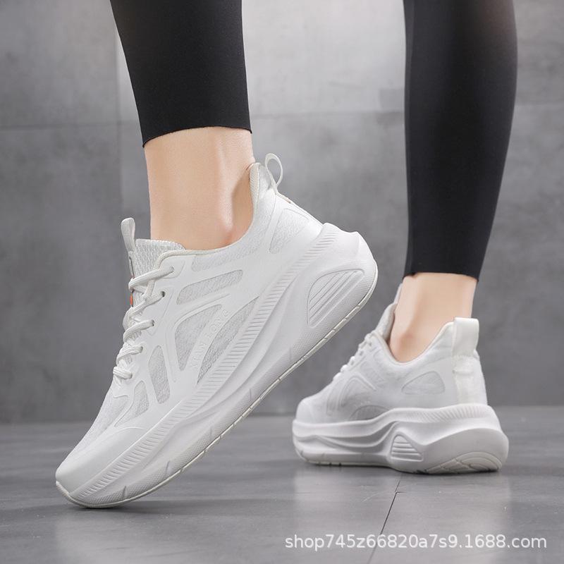 

2025 new women s sports shoes with soft soles and shock absorption running shoes men s summer aerobics shoes square dancing shoes tide 35