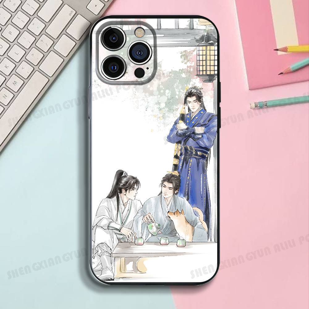 

Figure Li Lianhua Black Matte Phone Case For IPhone 17,16,15,14,13,12,13,12 Pro Max Plus XS Silicone Soft Back Cover iPhone16promax