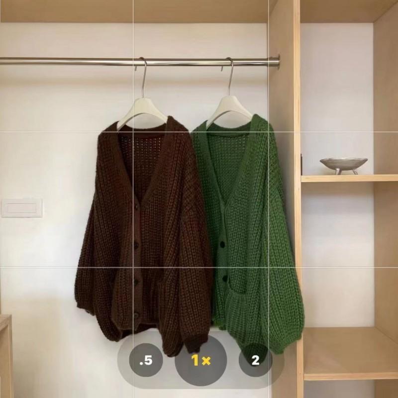 Womens Oversized Chunky Knit Cardigan Sweater V-Neck Long Sleeve Loose Fit Cozy Warm Winter Outerwear