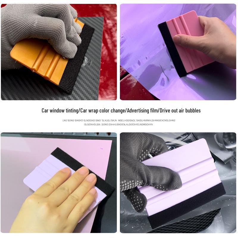 Dual-Sided Car Wrap and Film Squeegee Tool for Color Change and Installation