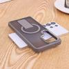 For Magsafe Fold Stand Holder Matte Case For Samsung S26 S25 S23 S24 Ultra Plus FE A57 A37 A17 A56 A55 A36 A26 A16 Cover