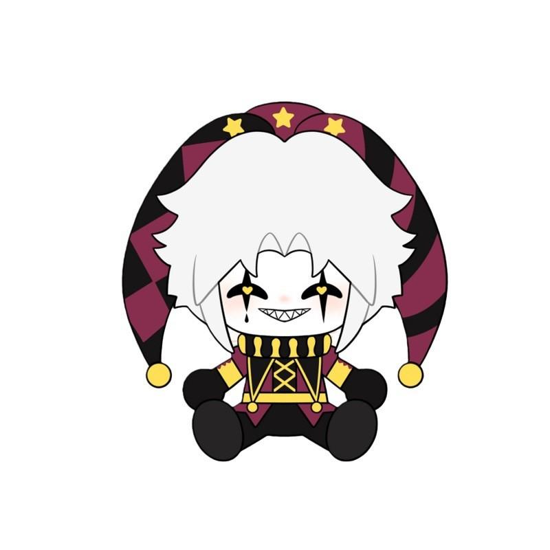 The Freak Circus Harlequin Pierrot Plush Toy With Soft Short Pile For Kids And Adults