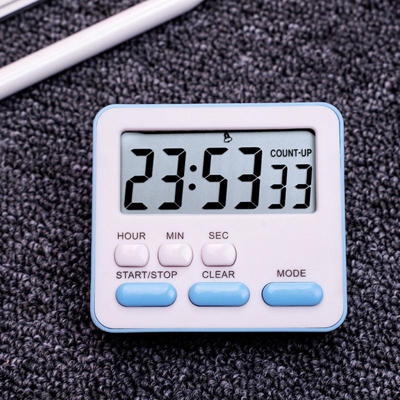 Digital Kitchen Timer Magnetic Countdown Up Cooking Timer Loud Alarm Magnet & Stand Large Display Classroom Timer Gift