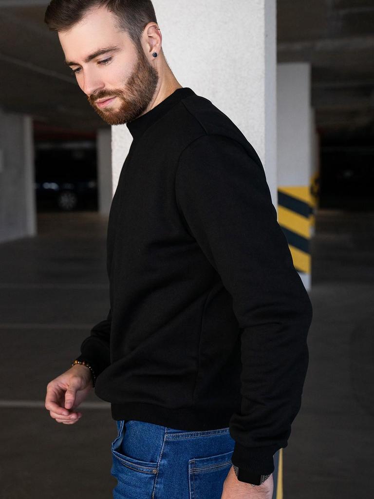 ISSA Plus polstrovaná mikina s texturovanými manžetami