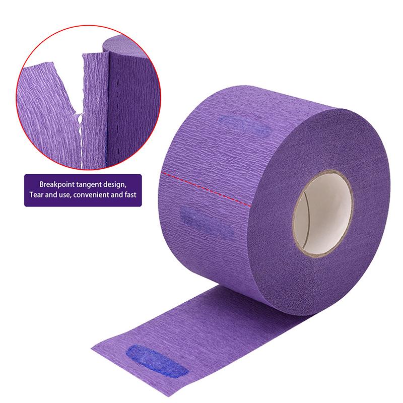 5Rolls/Set Disposable Hairdresser Neck Strip Haircut Paper Barbershop Adjustable Hairdressing Collar Covering Styling Tools