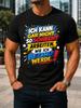 I Can't Work That Badly Colorful Comic Salary Quote With Blue Yellow Red Bursts And Unisex All Tshirt