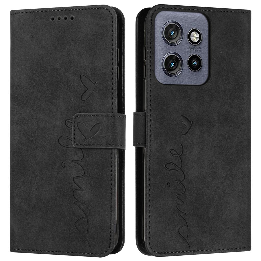 For Motorola Edge 50 Neo 5G/Moto S50 5G/Thinkphone 25 5G Case Viewing Stand PU Leather Phone Cover Imprinted Pattern
