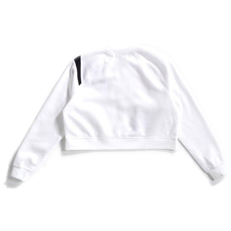 Nike Sportswear Swoosh Fleece Crew Sweatshirt Unisex Tops White BV3934-100