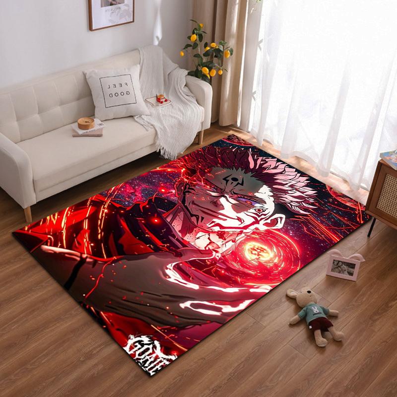 

Cosmic Aesthetic Rug Featuring Charismatic Character Suitable for use as an anti-slip game mat for living room and bedroom sofas 40x60cm( 15x23in )