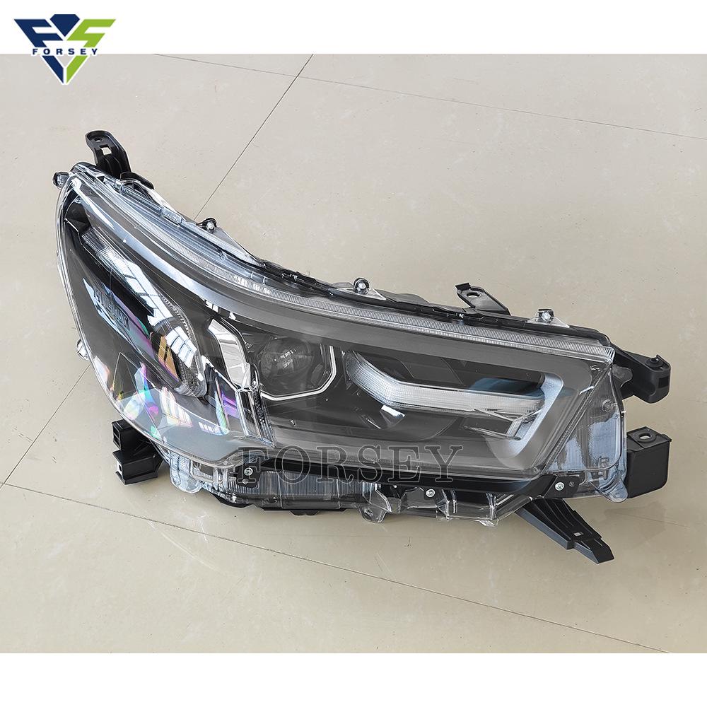 Sequential Turn Signal LED Projector Headlight with Daytime Running Lights for 2021+ Hilux Revo