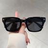 Square Fashion Women Sunglasses Leopard Print Shades Classic Black Men Sun Glasses for Outdoor Vacation Decoration Wear