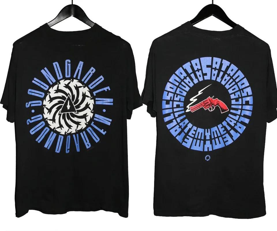 2 sides 92s Soundgarden Band Concert Shirt Black Unisex S-5XL E2204 XXL