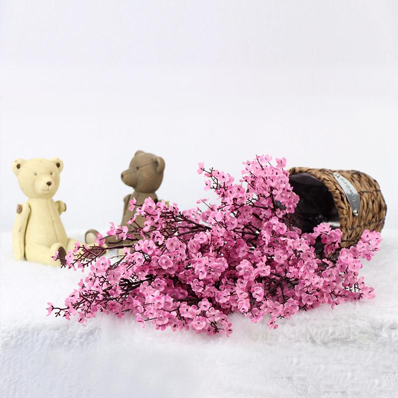 

Шелковая разноцветная сакура искусственные цветы гипсофила гипсофила искусственные цветы своими руками свадебное украшение домашний букет искусственный цветок 1pc