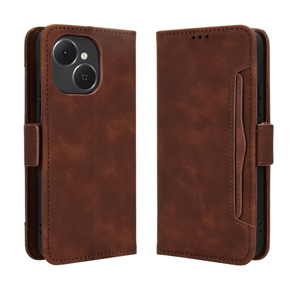 Voor TECNO Spark 40C Leren Hoesje Telefoon Portemonnee Cover met Meerdere Kaartsleuven