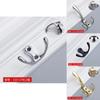 Zinc Alloy Closet Hook With Electrophoretic Finish For Bedroom And Bathroom Storage