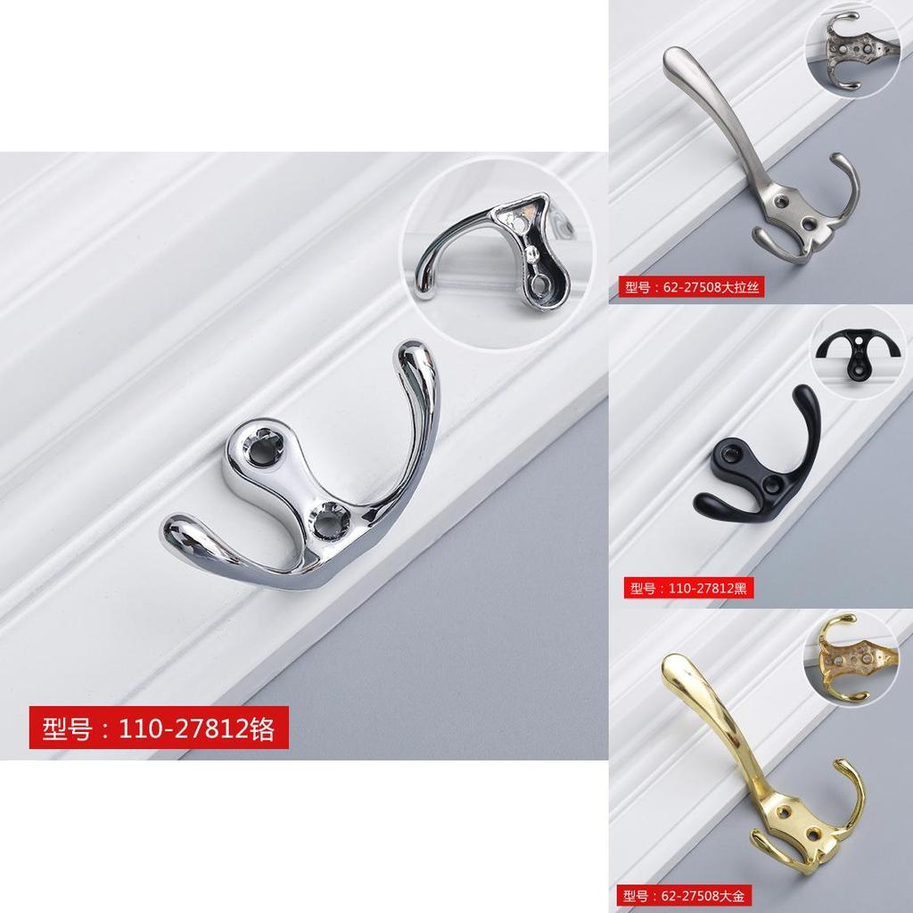 Zinc Alloy Closet Hook With Electrophoretic Finish For Bedroom And Bathroom Storage