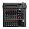 [Depusheng] DX6 Sound Controller Interface with USB Drive, 6-Channel Studio Audio Mixer - XLR Mic Jack, 48V Phantom Power, RCA Input/Output