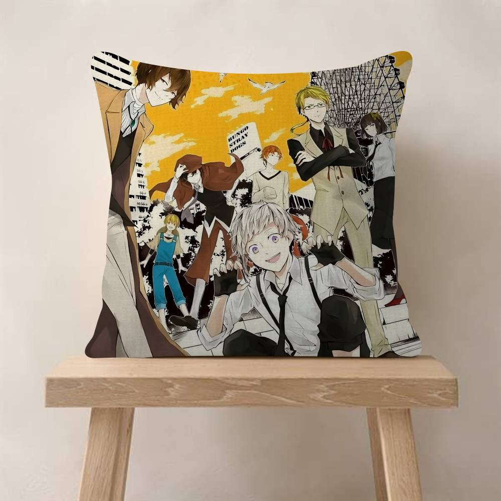 

Anime BBungo SStray DDogs Pillow Anime Pillow Sofa Bed Head Pillow Cover Cushion Cover Fashion 30x30cm