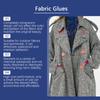 Fabric Adhesive, Multi Functional Fabric Glue, Clothing Pattern Adhesive, Soft Adhesive.
