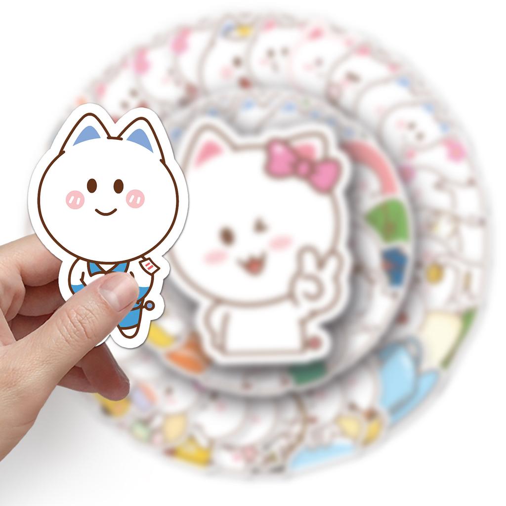 53 Cartoon Tao Xiaoxian Emoticon Pack Cute Suitcase Laptop Self-adhesive Waterproof Graffiti Stickers