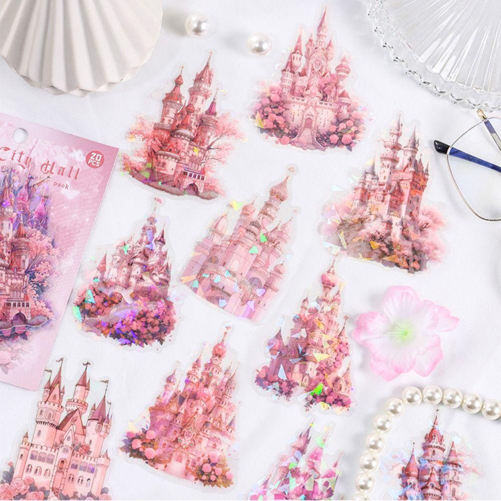 

Shell Luster DIY Decorative Sticker Laser Stationery Envelope Sticker Craft Lovers Style A&B&C