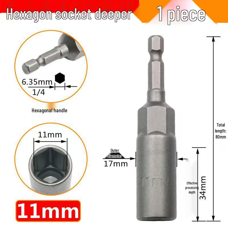 Elektrischer Tiefgangschlüssel 5,5-19mm für Bohrmaschine & Schlagschrauber