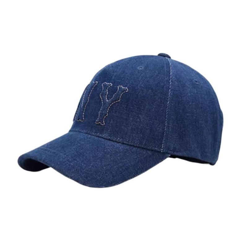 Хлопковые Бейсболки MLB Унисекс Разноцветные Модные 3ACPDM04N F индиго