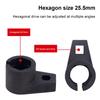 7/8" 22MM  Lambda Offset Oxygen Socket Wrench 3/8inch Drive O2 Tool Kit Set Adapter Engine Wrench for Most Models of Cars