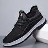 2025 Men's Shoes Spring and Summer New Fly-woven Breathable Casual Shoes Large Size Men's Suitable Mesh One-pedal Men's Shoes Casual
