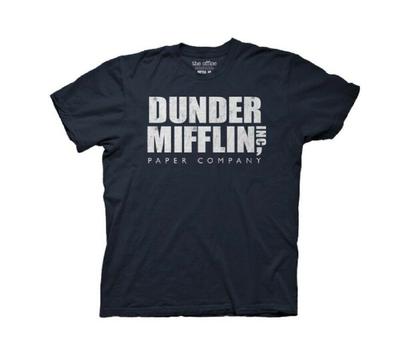 The Office Dunder Mifflin Vintage-Lizenz-T-Shirt für Erwachsene