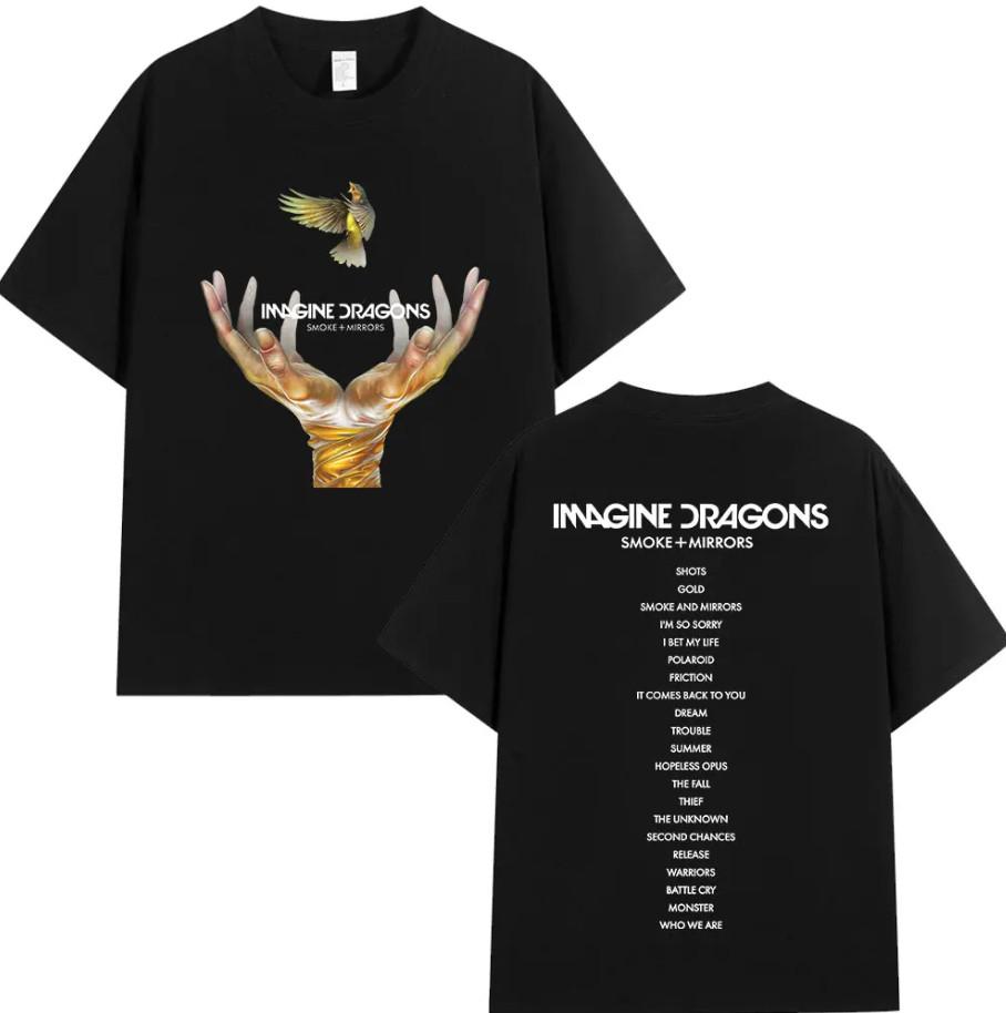 Imagine Dragons - Smoke + Mirrors Album Cover T-shirt, Size S-4XL