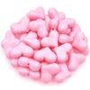 17mm*22mm 5pcs/bag Solid Colored Candy Color Heart-shaped Large Beads For Jewelry Making Handmade Accessories DIY Handmade Material