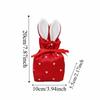 5 Pcs/Set Durable Rabbit Ears Drawstring Bags Reusable Candy Packaging Box  Holiday Decor