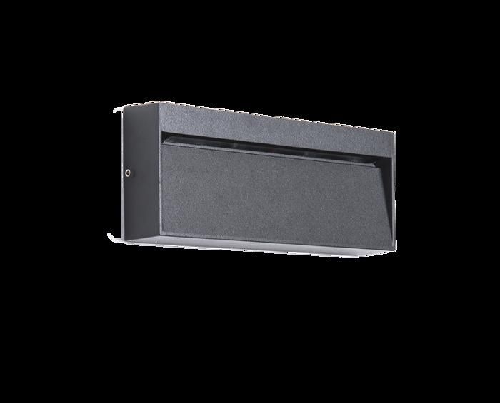 Wall Light - RESISTEX - Letari - 8W - 256lm - Black - IP54