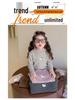 Girls' Fleece-Lined Long-Sleeve T-Shirt - Autumn/Winter Semi-High Collar Top