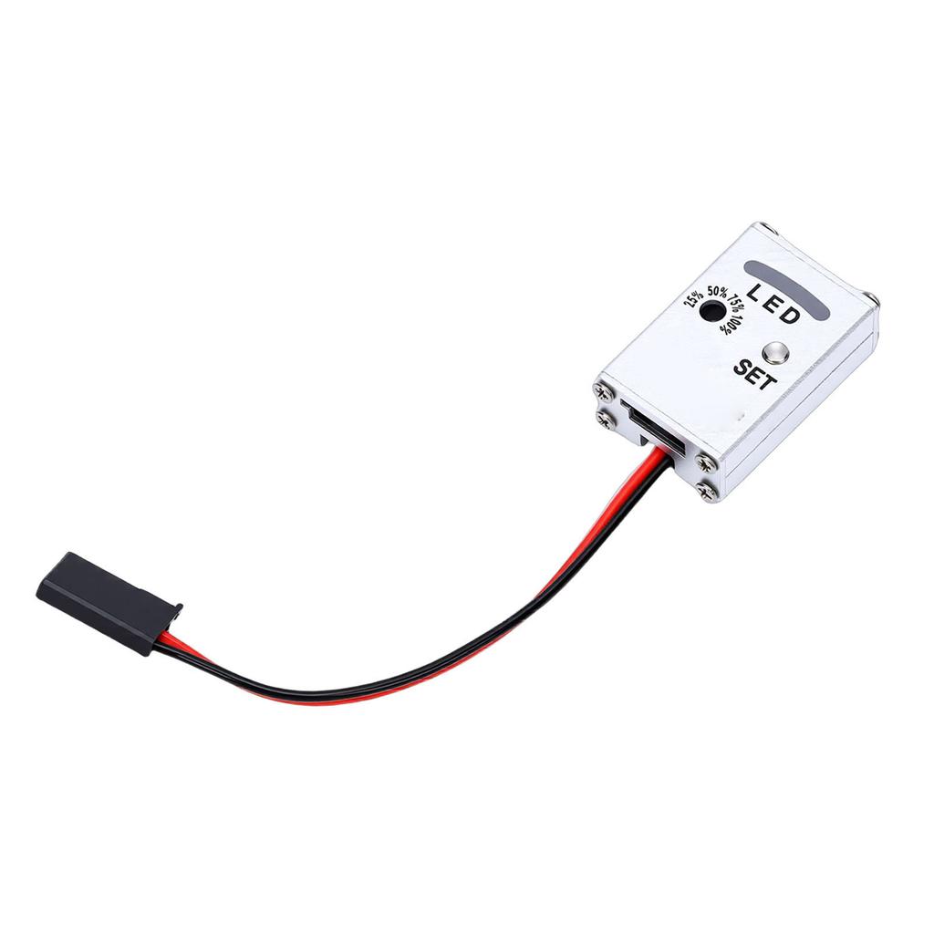RC 3 Axis Gyro Sensitivity Adjustable for RC Remote Control Drift Rally Trucks with 3 Wire Servo Aluminum Housing