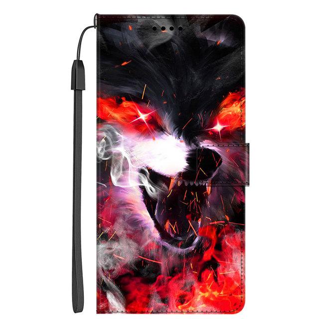 Cartoon-Lederhülle für Xiaomi Redmi Note 11 11S 12 Pro 5G Hülle Flip-Brieftasche für Xiaomi Civi 2 / Poco M5 Note12 Buch-Ständer