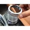 Silver Aluminum Middle Console Multimedia Knob Ring Trim For BMW 5 Series 18-22