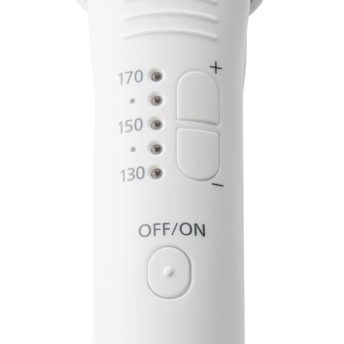 Panasonic Hair Iron for Both Curling and Straightening, Compatible with Overseas Countries, 32mm, White, EH-HW12-W