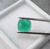 Cheeker Cushion Cut Natural Green Onyx Faceted 10 mm Size, 3.20 Carat For Jewelry Making Stone.