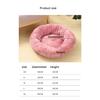 Hundebett Rund Waschbar Haustierbett Winter Warm Schlafen Plüsch Hundehütte Katzenmatten Welpen Kissenmatte Hund Katze Betten für große Hunde
