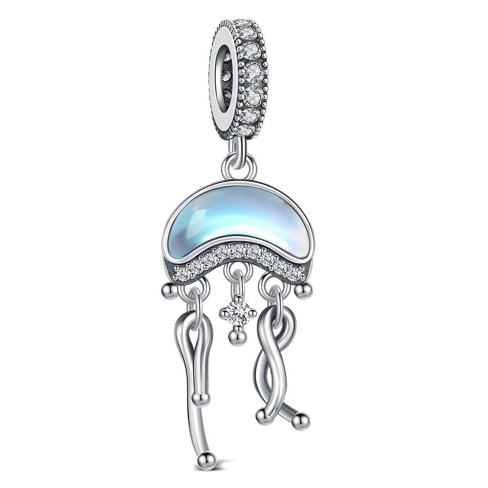 New 925 Silver Cute Cat Dog Charm Heart Pendant Beads Fit Bracelet DIY Women Jewelry Fine Gift