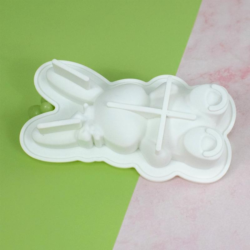 Rabbit Chocolate Fondant Candle Silicone Molds Epoxy Resin DIY Ornaments Making Soap Melt Resin Clay Home Decorations