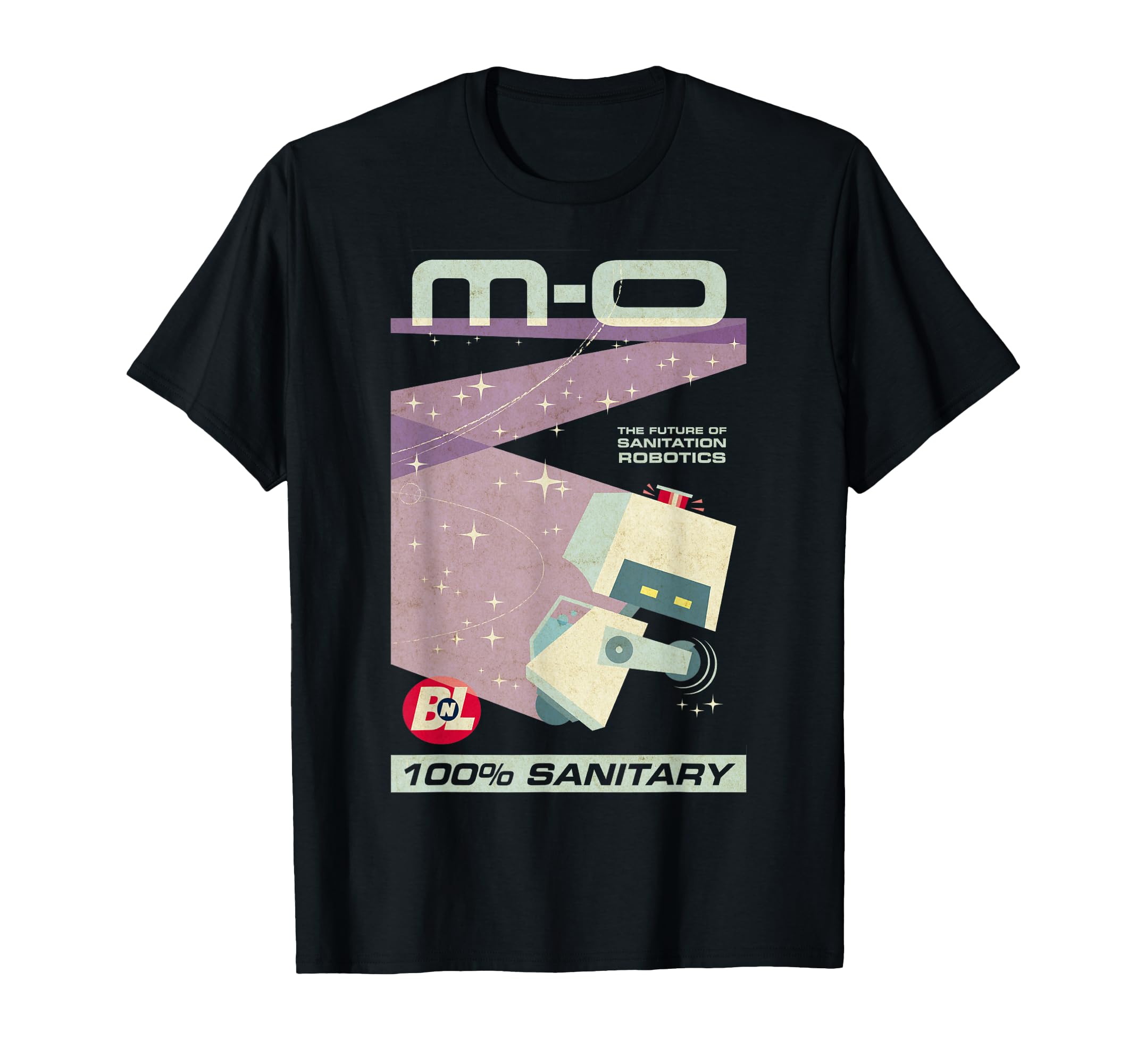 

Disney Pixar Wall-E M-O The Future of Sanitary Robotics Poster T-Shirt