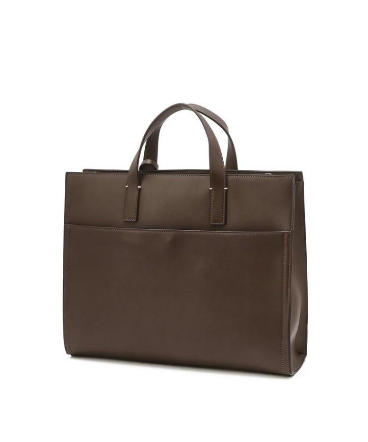 Hazzys Men Acc Brown Logo Color Block Briefcase Hjba6F851W3