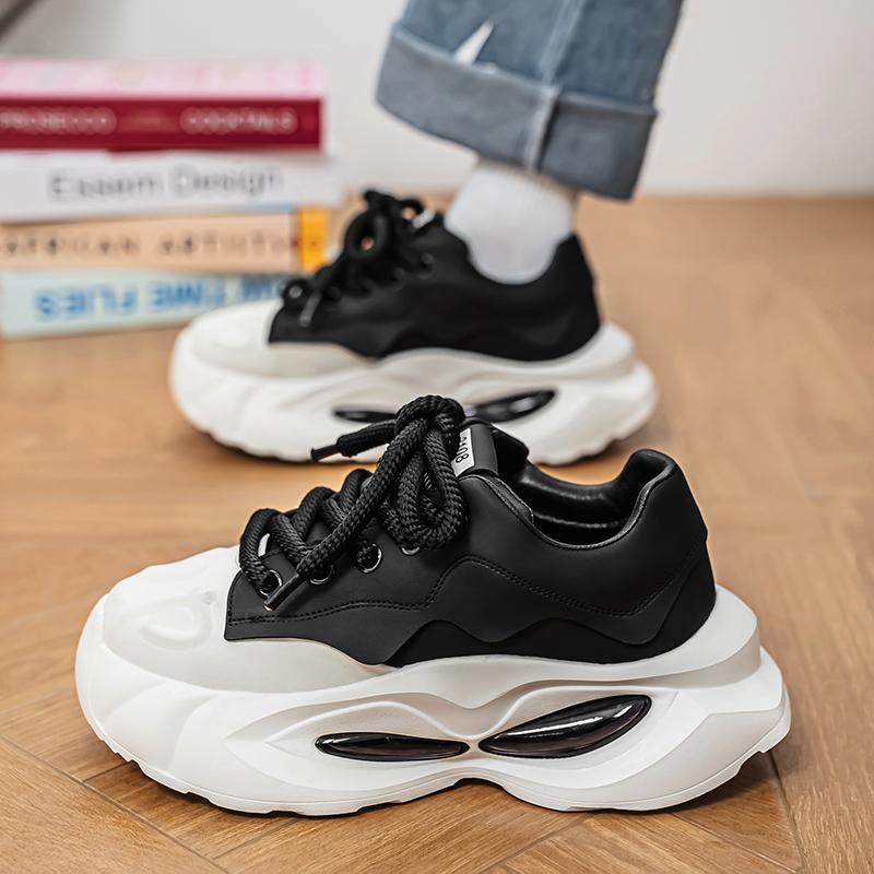 Platform dad shoes men's 2025 spring and autumn new heightening shoes super fire men's shoes fashion versatile casual sports shoes