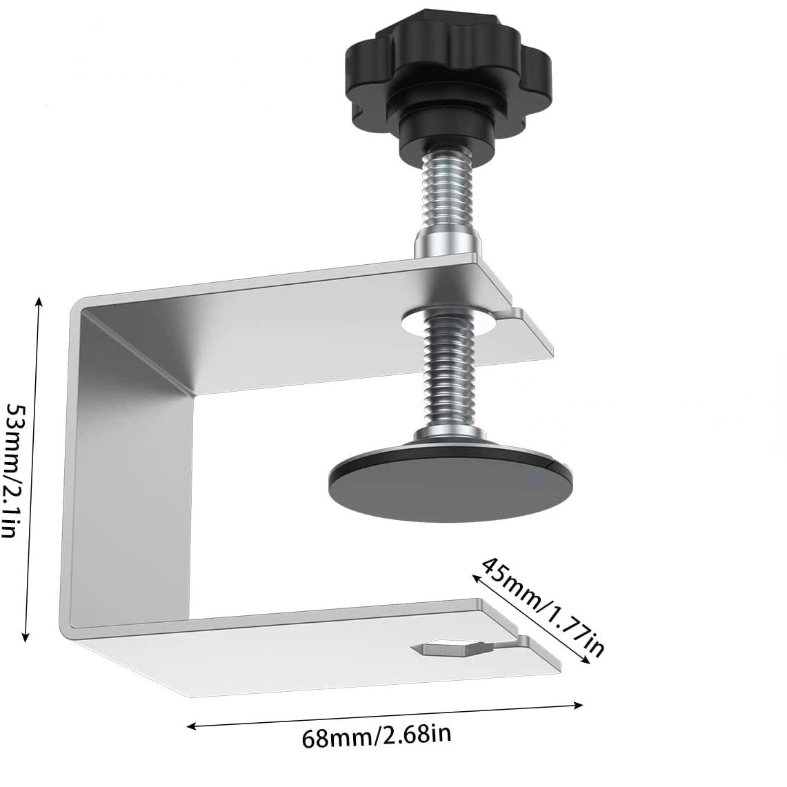 

2 шт. Деревообрабатывающий кондуктор Инструмент для шкафа Аксессуары для домашней мебели Стальные зажимы для установки фасада ящика Зажимы для панели ящика Ручной инструмент 2PCS