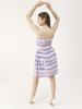 Moomaya Printed Spaghetti Strap Dress, Tie-Knot Knee Length, Flared Dress