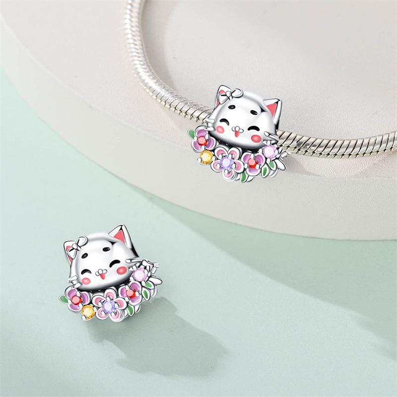 Spring Copper Butterfly Snail Swallow Charms Beads Fit 3Mmoriginal Bracelets Diy Jewelry Birthday Gift