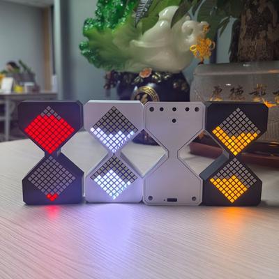 Кибер-стиль LED Электронные песочные часы с гравитационным датчиком Таймер 1-30 мин Сделай сам Цифровые песочные часы Игрушки для снятия стресса Технологичный вид
